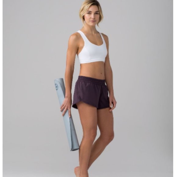 lululemon athletica Pants - Lululemon Seek The Heat Short II 2.5" 8 Black Currant